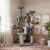 SHA CERLIN 65in Larger Cat Tree Tower Condo for Indoor Kitties/Multi-Level Furniture Activity Center with Wide Base/Cozy Plush Cat Perches/Baskets/Sisal Scratching Posts and Hammock/Grey